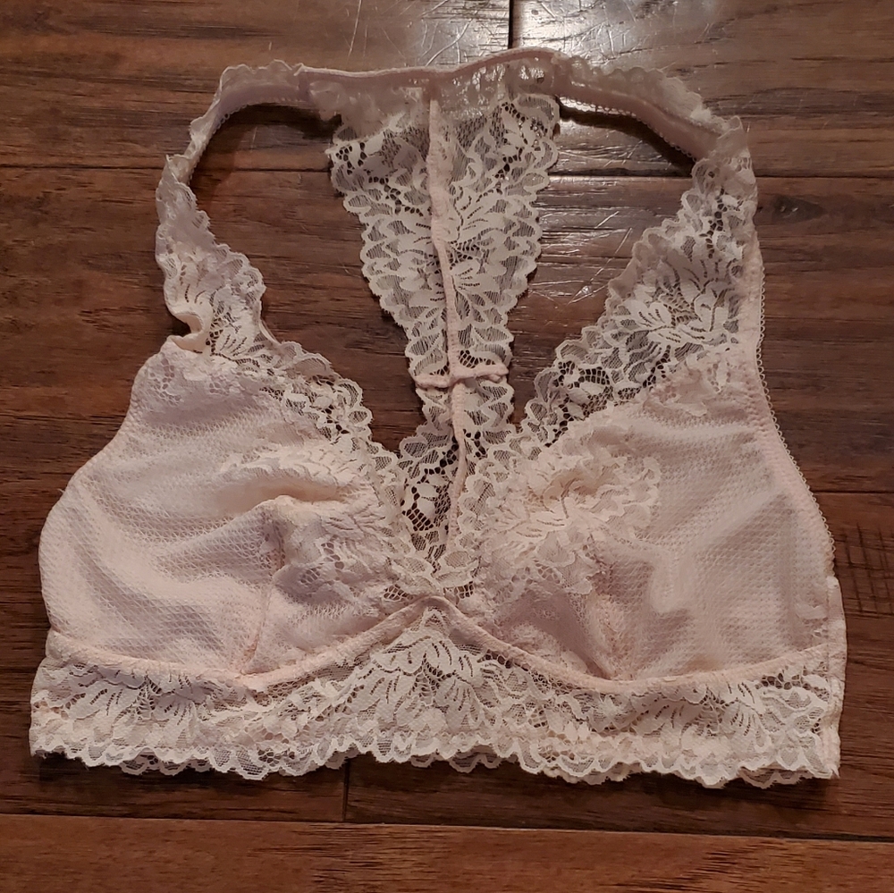 Pink Lacy Brallette - Picture 4 of 5